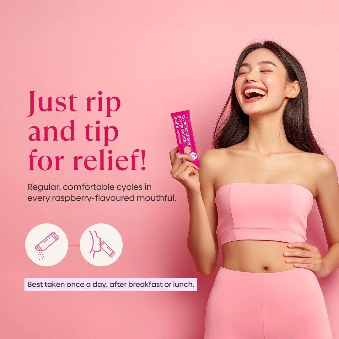 Cycle Harmony Pre+Probiotic Melts (3 Boxes)